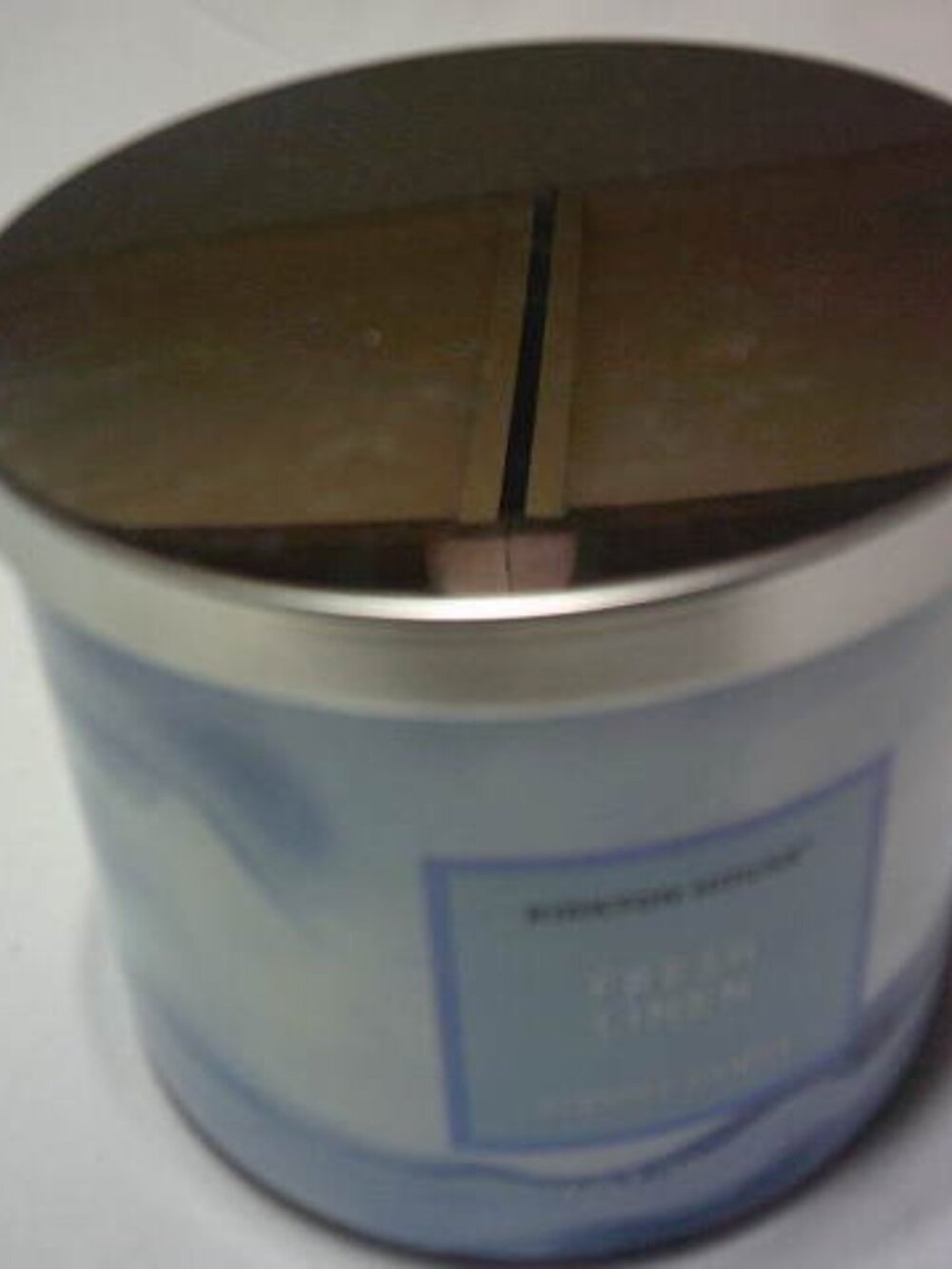 NEW KIRKTON HOUSE FRESH LINEN 14 OZ. LG JAR CANDLE 3 WICKS SMELLS WONDERFUL 🔥